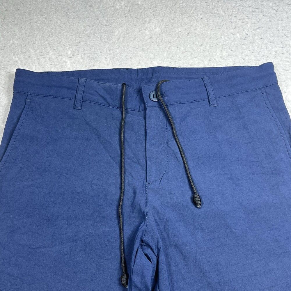 Outlier F. Cloth Two-Way Stretch Shorts Men’s Size 32 Blue Drawstring Tech - Picture 2 of 11